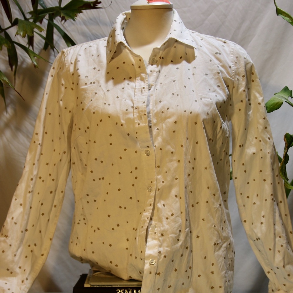 White Button Up Top